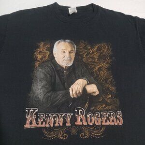 Kenny Rogers Men's Tour Short Sleeve T Shirt L Gildan UC Tag